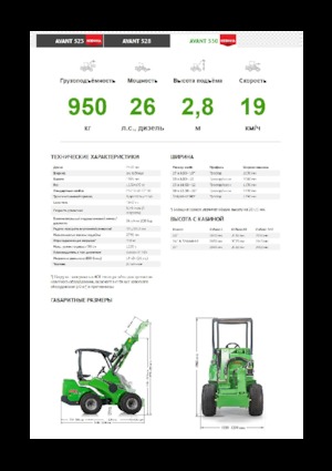 Radlader Avant Tecno Avant 530