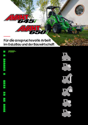 Radlader Avant Tecno Avant 650