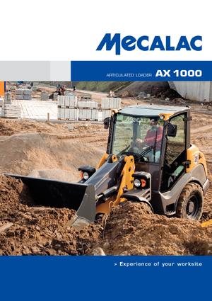 Radlader Mecalac AX 1000