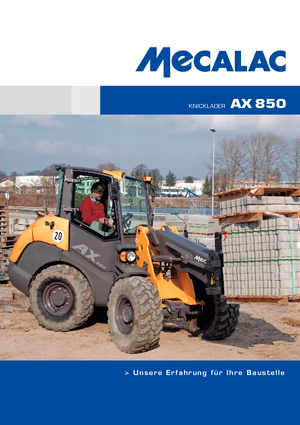 Radlader Mecalac AX 850