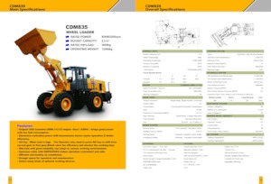 Radlader Lonking CDM835