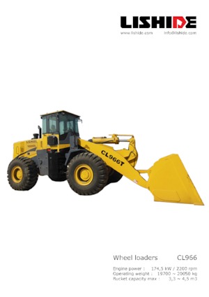 Radlader Lishide CL966-T