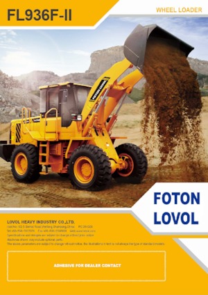 Radlader Foton Lovol FL936F-II