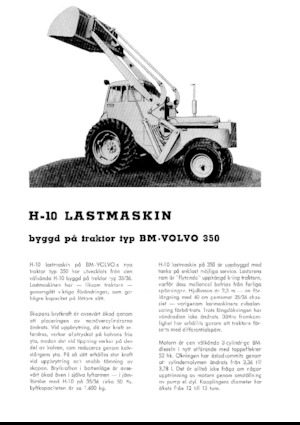 Radlader Volvo H10-350