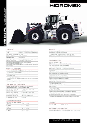 Radlader Hidromek HMK 640 WL