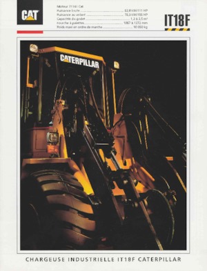 Radlader Caterpillar IT 18 F