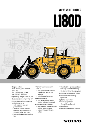 Radlader Volvo L180D