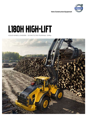 Radlader Volvo L180H High-Lift