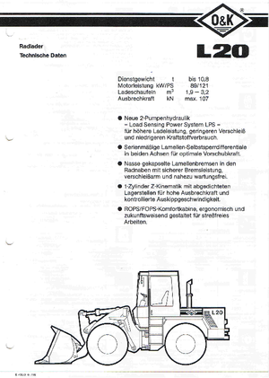Radlader O&K L 20
