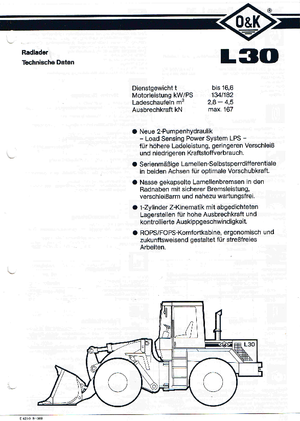 Radlader O&K L 30