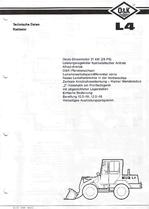 Radlader O&K L 4 C