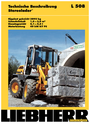 Radlader Liebherr L 508 P-Stereo