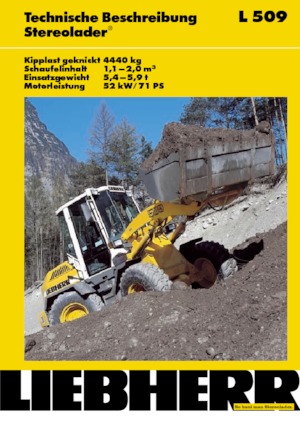 Radlader Liebherr L 509 Stereo
