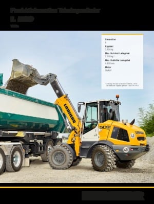 Radlader Liebherr L 509 Tele