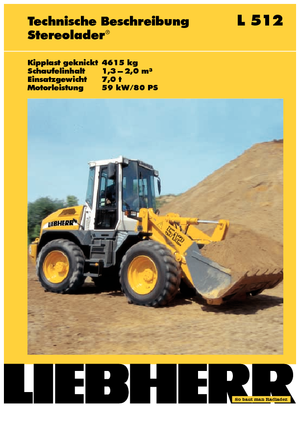 Radlader Liebherr L 512 P-Stereo