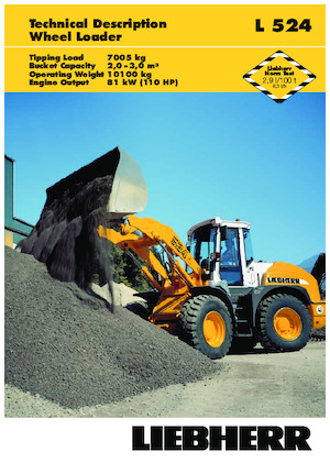 Radlader Liebherr L 524