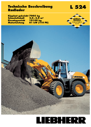 Radlader Liebherr L 524 Z