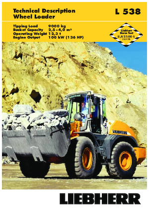 Radlader Liebherr L 538