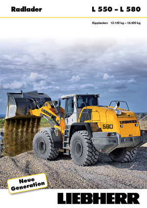 Radlader Liebherr L 550