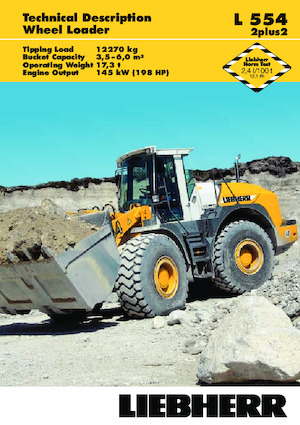 Radlader Liebherr L 554 2+2