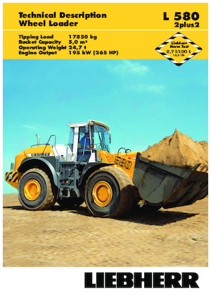 Radlader Liebherr L 580 2+2