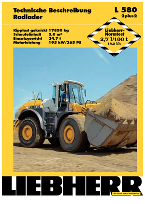 Radlader Liebherr L 580