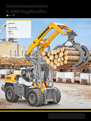 Radlader Liebherr L 580 LogHandler XPower