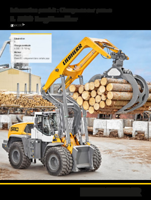 Radlader Liebherr L 580 LogHandler XPower