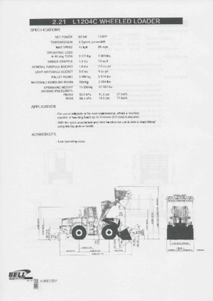 Radlader Bell L1204C
