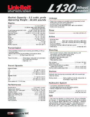 Radlader Link-Belt L130