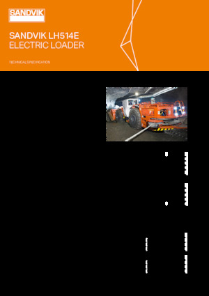 Elektro Radlader Sandvik LH514E