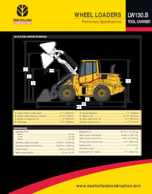 Radlader New Holland LW130 B TC