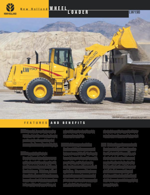 Radlader New Holland LW190