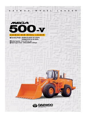 Radlader Doosan Mega 500 V