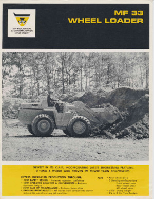 Radlader Massey Ferguson MF 33