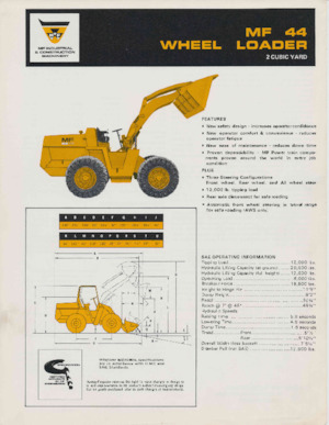 Radlader Massey Ferguson MF 44