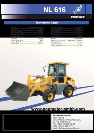 Radlader Neumeier NL616