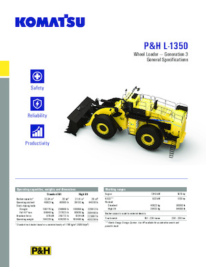 Radlader Komatsu P&H L-1350