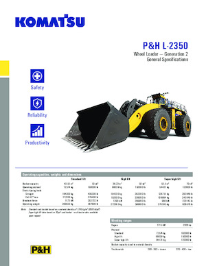 Radlader Komatsu P&H L-2350