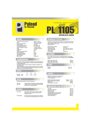 Radlader Palazzani PL 1105