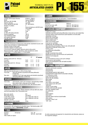 Radlader Palazzani PL 155