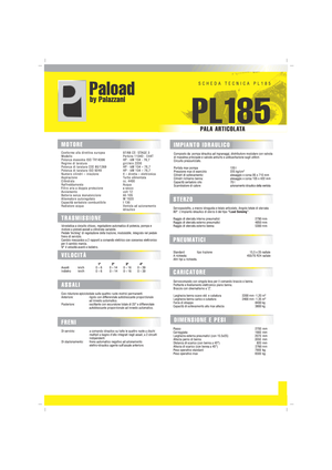 Radlader Palazzani PL 185