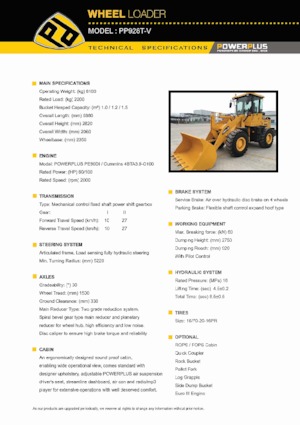 Radlader PowerPlus PP928T-V
