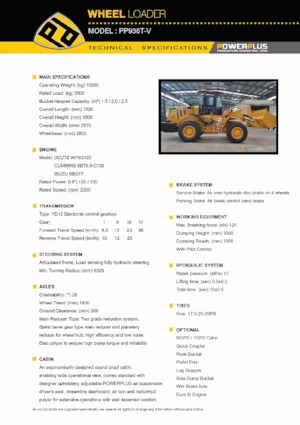 Radlader PowerPlus PP938T-V