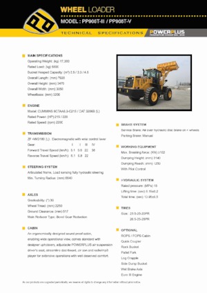 Radlader PowerPlus PP968T-V