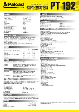 Radlader Palazzani PT 192