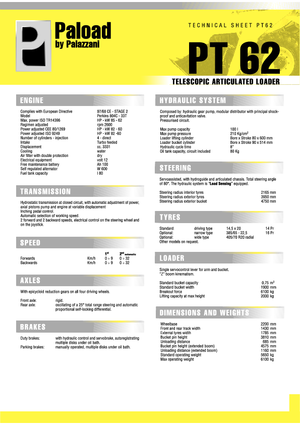 Radlader Palazzani PT 62