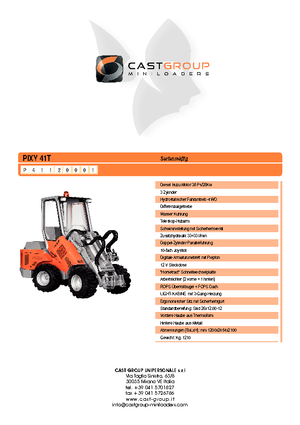 Radlader Cast Group PX 41