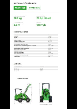 Radlader Avant Tecno R 28