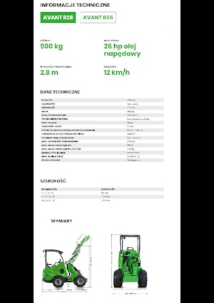 Radlader Avant Tecno R 28